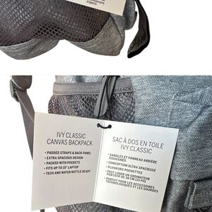 PINK Victoria's Secret Gray Backpack